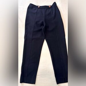 Ted Baker of London Wool Pants Size 8 Navy Ankle Length Navy Blue EUC